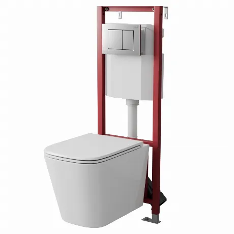 Инсталляция с черной клавишей D&K 400*165*1160мм (DI8540116)