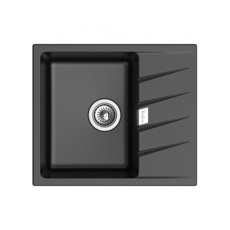 RIVELATO Мойка RAUM 58 1-чаша 580500мм монтаж врезной материал кварц цвет черный 25649₽