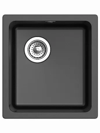 RIVELATO Мойка BERKANA 35 1-чаш 415*455, монтаж: универсальный, ...