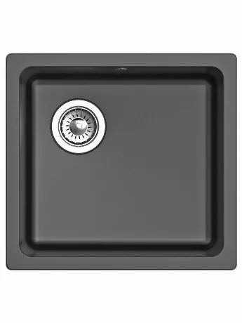 RIVELATO Мойка BERKANA 45 1-чаш 485*455, монтаж: универсальный, ...