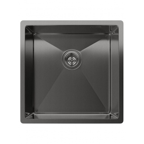 Rivelato Rinox 4444 UN PVD black Мойка нерж.стал 1 чаша 440*440*...