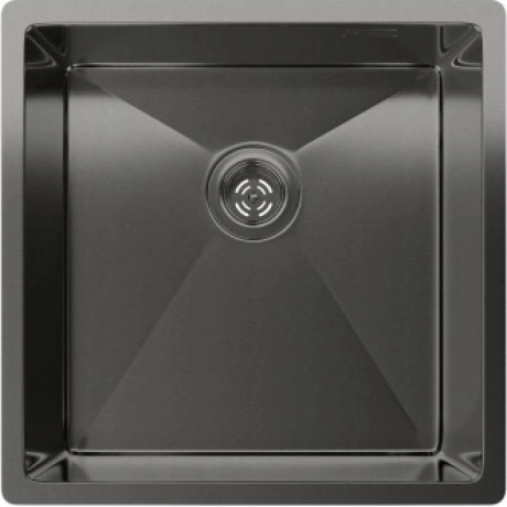 Rivelato Rinox 4444 UN PVD black Мойка нерж.стал 1 чаша 440*440*...