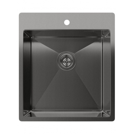 Rivelato Rinox 4450 PVD black Мойка нерж.сталь 1 чаша  440*500*2...