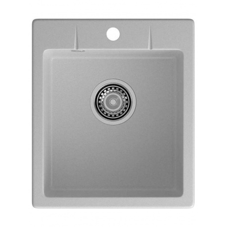 

GRANFEST Мойка URBAN 242 1-чаша 420*490мм, монтаж: врезной, материал: кварц, цвет: серый