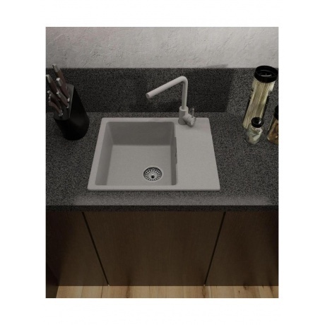 Мойка GRANFEST URBAN 658L, темно-серый - фото 7