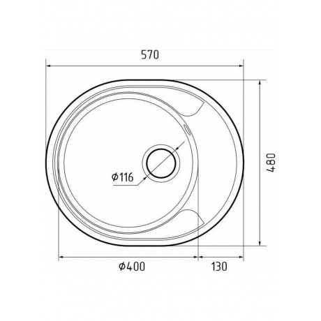 Мойка GRANFEST URBAN 857L, белый - фото 3