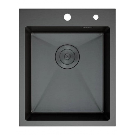 

Кухонная мойка D&K нержавеющая сталь графит (DKS415006)