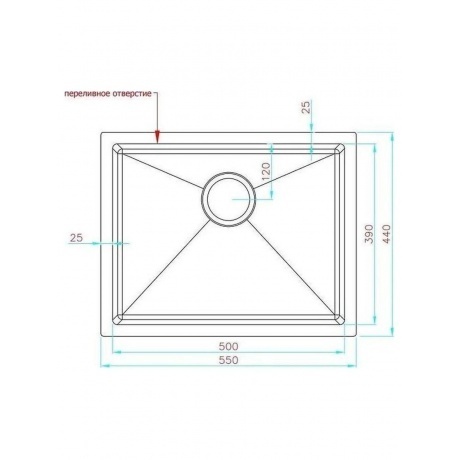 Кухонная мойка FASHUN графит  (17M Комплект AS5544-17) - фото 2
