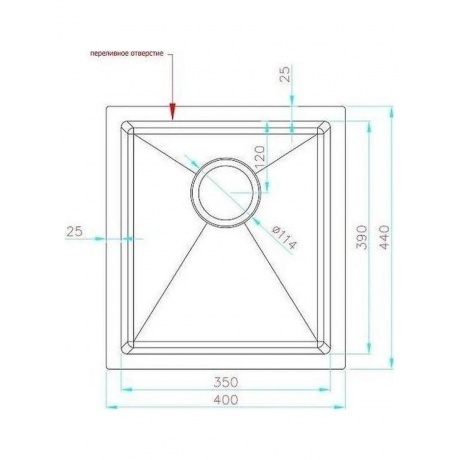 Кухонная мойка FASHUN сатин  (7M Комплект AS4044) - фото 3