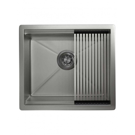 Кухонная мойка GRANULA Kitchen Space (5045U, СТАЛЬ МАТОВАЯ) - фото 2