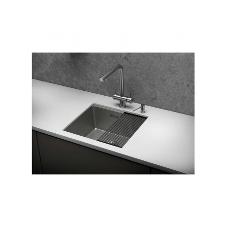 Кухонная мойка GRANULA Kitchen Space (5045U, СТАЛЬ МАТОВАЯ) - фото 3