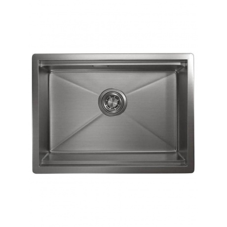 Кухонная мойка GRANULA Kitchen Space (6045U, СТАЛЬ МАТОВАЯ) - фото 2