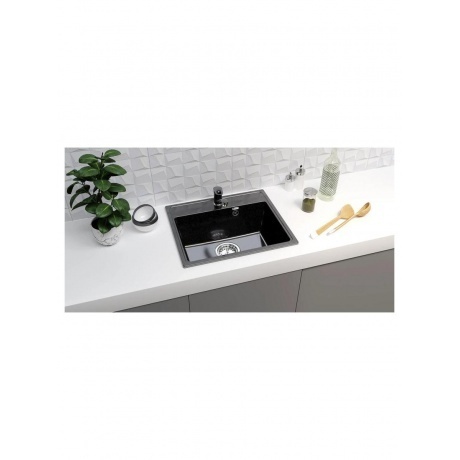 Мойка Practik черный оникс (PR-M 490-004) - фото 6