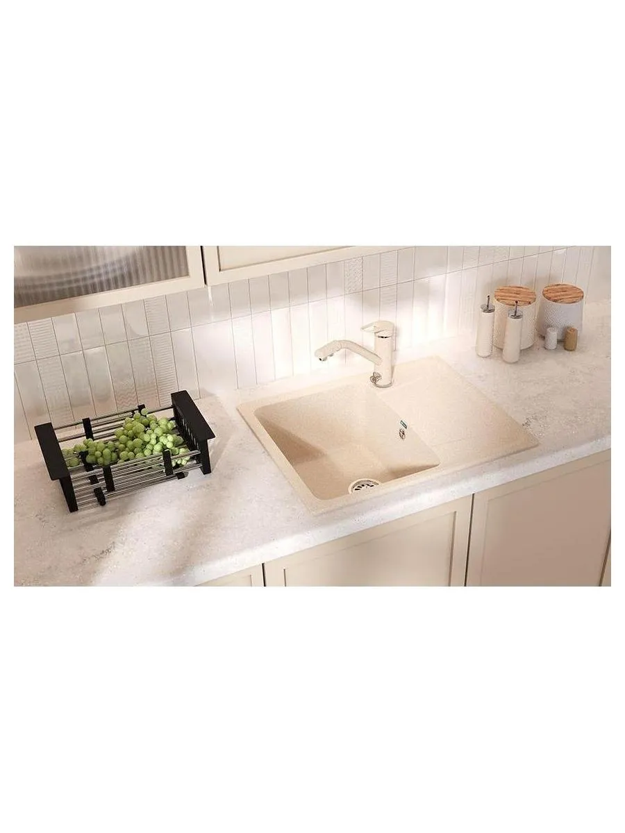Мойка Ulgran Classic бежевый (U-201-328) - фото 13