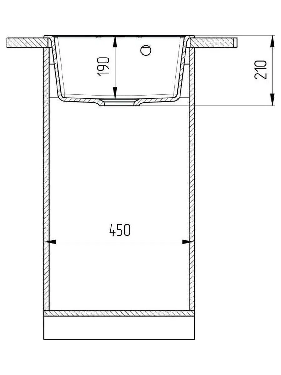Мойка Ulgran Classic бежевый (U-406-328) - фото 5