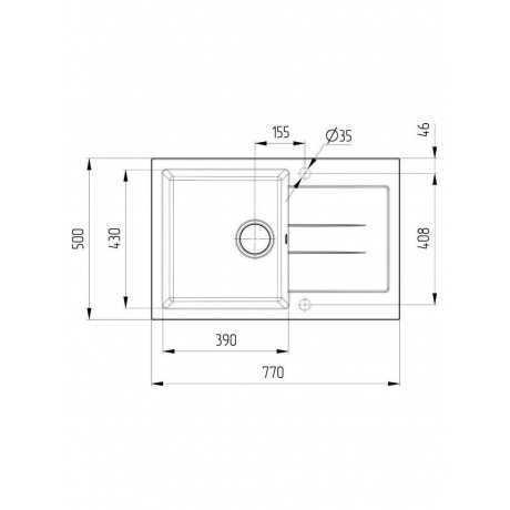 Мойка Ulgran Classic бежевый (U-507-328) - фото 3