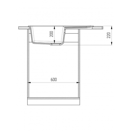 Мойка Ulgran Classic белый (U-400-331) - фото 6