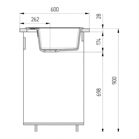 Мойка Ulgran Classic белый (U-406-331) - фото 6