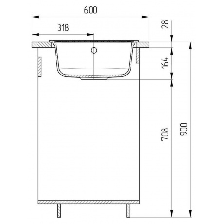 Мойка Ulgran Classic песочный (U-107-302) - фото 6