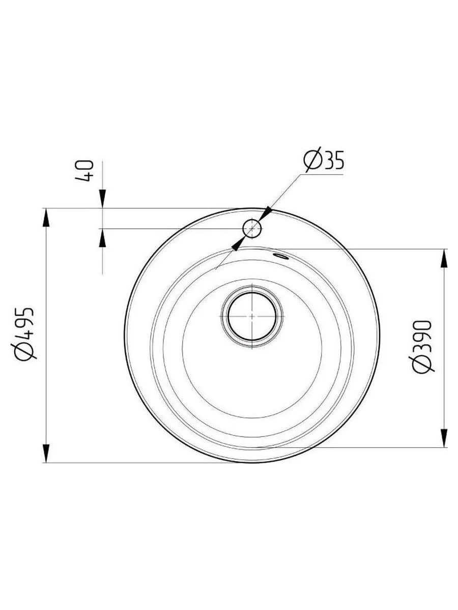 Мойка Ulgran Classic песочный (U-405-302) - фото 3
