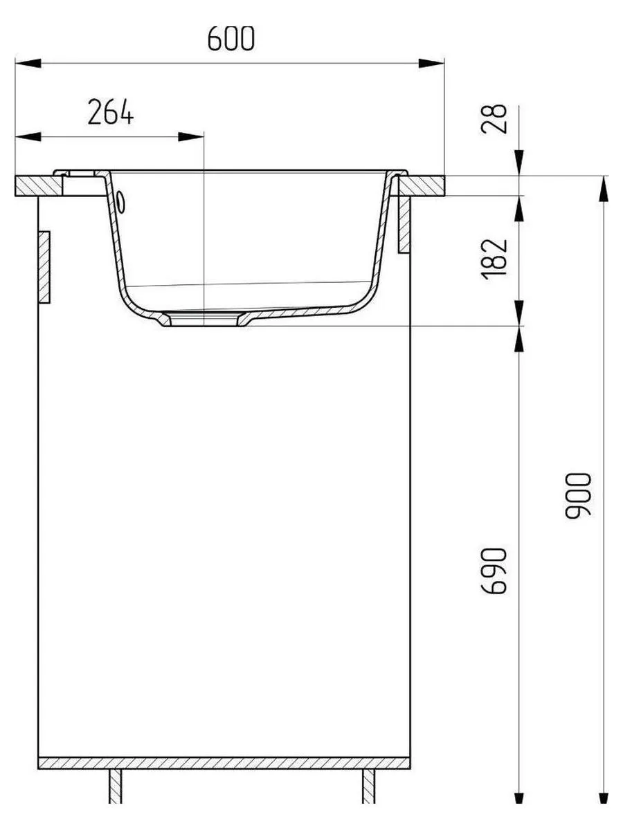 Мойка Ulgran Classic песочный (U-405-302) - фото 5
