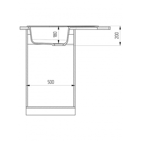 Мойка Ulgran Classic серый (U-107-310) - фото 3