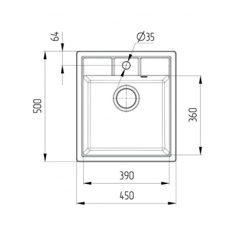 Мойка Ulgran Classic серый (U-406-310) - фото 3