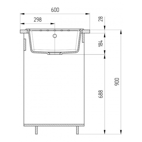 Мойка Ulgran Classic темно-серый (U-400-309) - фото 5