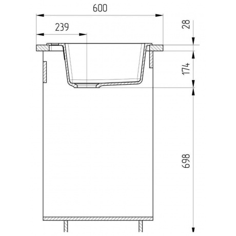 Мойка Ulgran Classic темно-серый (U-404-309) - фото 6