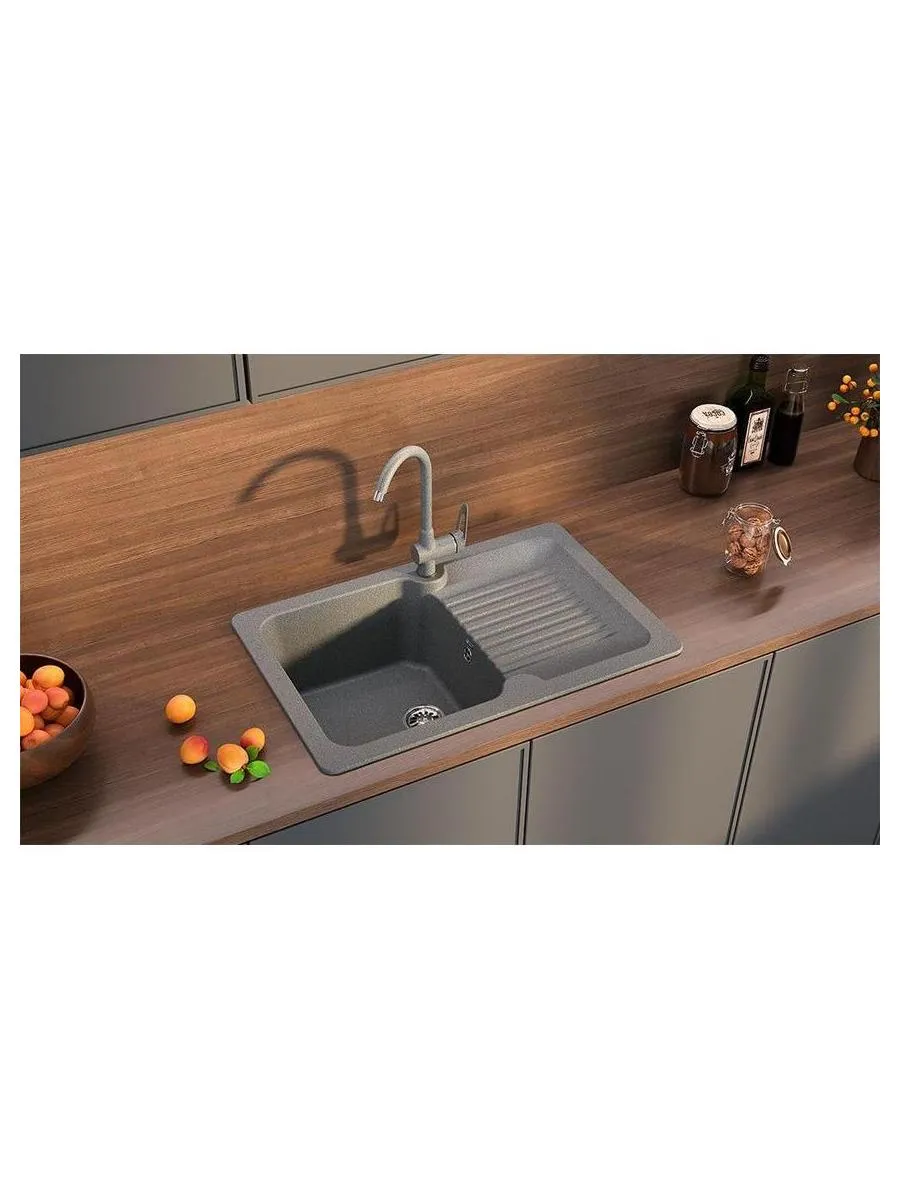Мойка Ulgran Classic темно-серый (U-506-309) - фото 11
