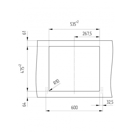 Мойка Ulgran Classic черный (U-104-308) - фото 4