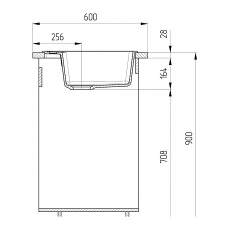Мойка Ulgran Classic черный (U-104-308) - фото 5