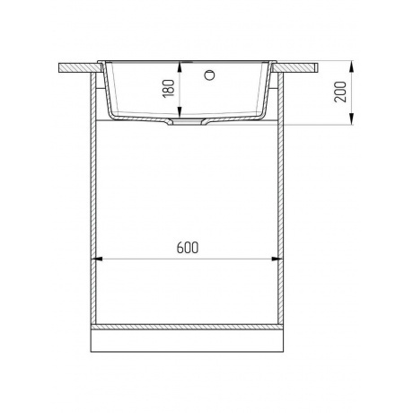 Мойка Ulgran Classic черный (U-104-308) - фото 6
