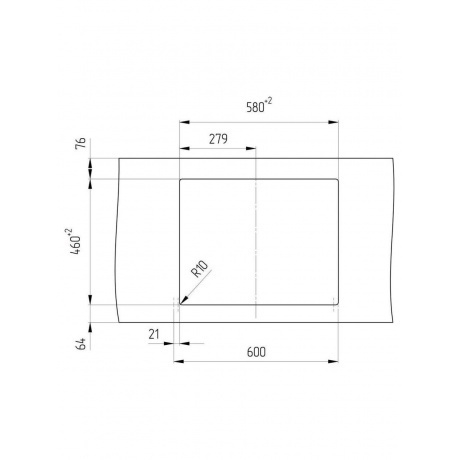 Мойка ULGRAN Quartz бетон (Prima 605-05) - фото 4