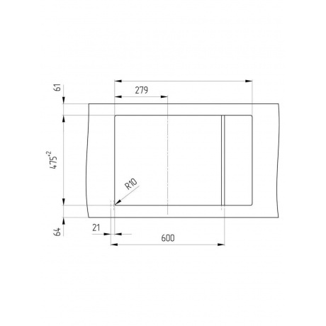Мойка ULGRAN Quartz бетон (Prima 750-05) - фото 4