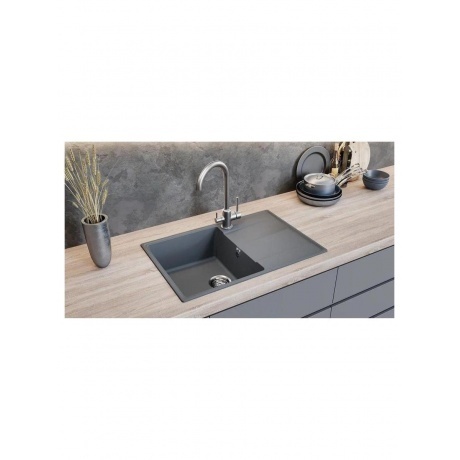 Мойка ULGRAN Quartz бетон (Prima 780-05) - фото 11