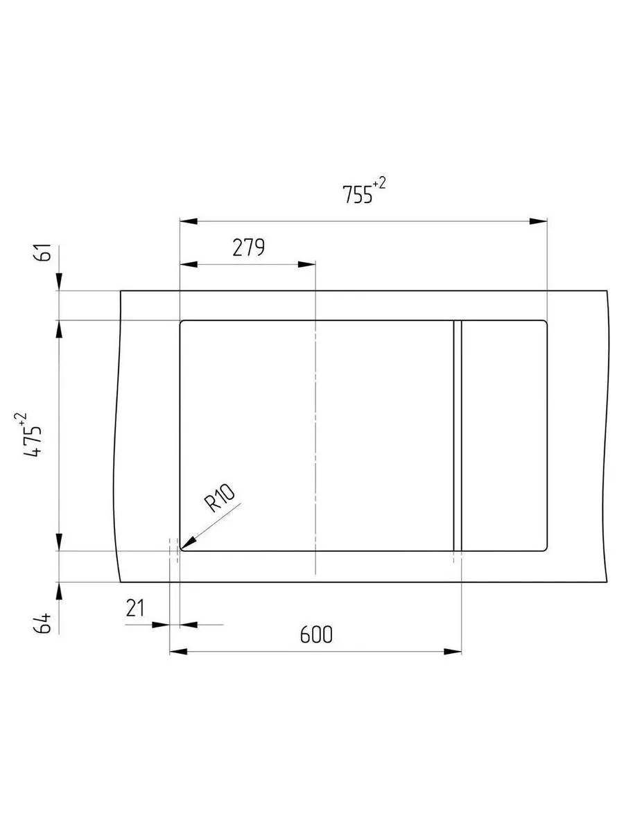 Мойка ULGRAN Quartz десерт (Prima 780-03) - фото 4