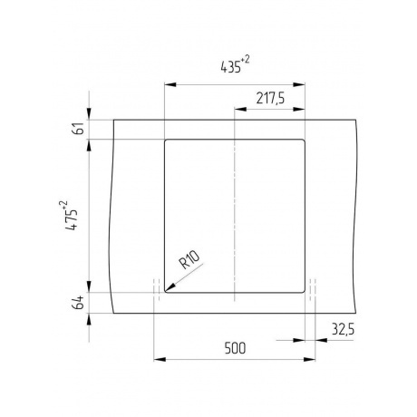Мойка ULGRAN Quartz уголь (Forte 460-07) - фото 4