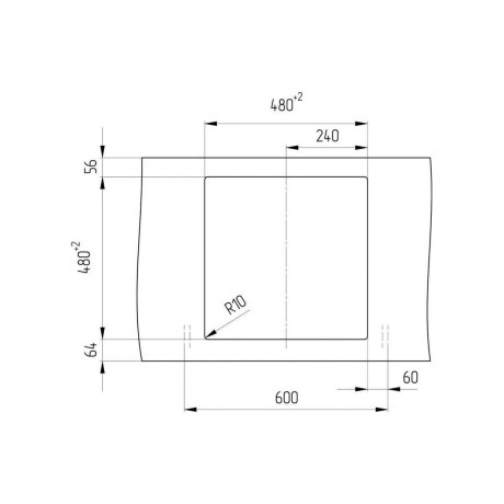 Мойка ULGRAN Quartz уголь (Forte 505-07) - фото 4