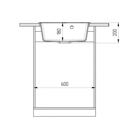 Мойка ULGRAN Quartz уголь (Forte 505-07) - фото 6