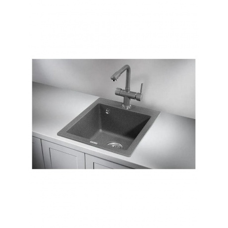 Кухонная мойка GRANULA (4201, ГРАФИТ) - фото 2