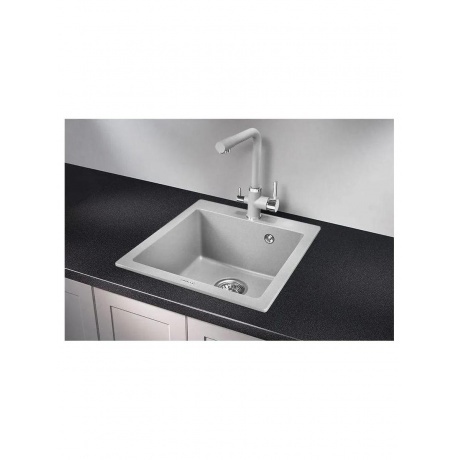 Кухонная мойка GRANULA (4651, АЛЮМИНИУМ) - фото 2