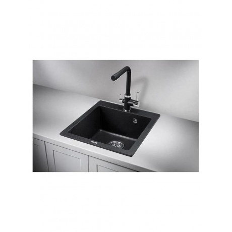 Кухонная мойка GRANULA (4651, ЧЁРНЫЙ) - фото 2