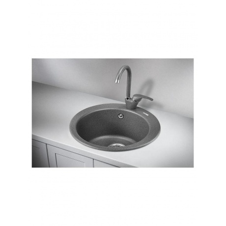 Кухонная мойка GRANULA (4801, ГРАФИТ) - фото 2