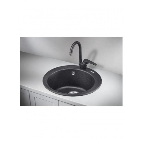 Кухонная мойка GRANULA (4801, ЧЁРНЫЙ) - фото 2