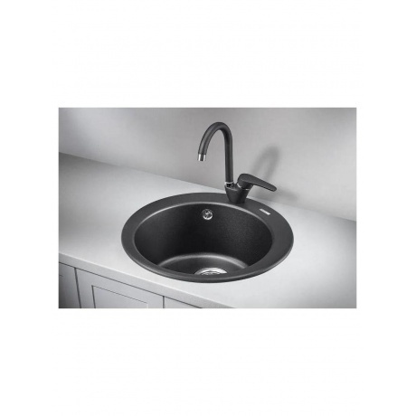 Кухонная мойка GRANULA (4801, ШВАРЦ) - фото 2