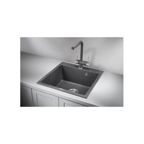 Кухонная мойка GRANULA (5102, ГРАФИТ) - фото 2