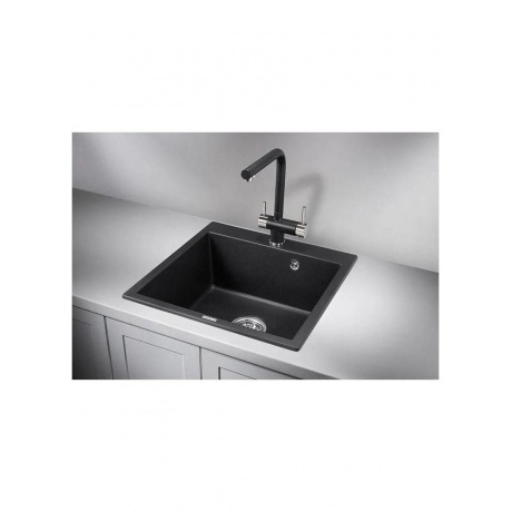 Кухонная мойка GRANULA (5102, ЧЁРНЫЙ) - фото 2