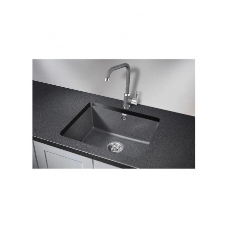 Кухонная мойка GRANULA (5551, ГРАФИТ) - фото 2