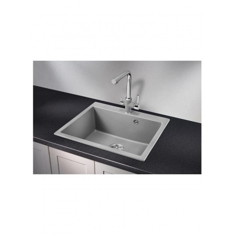 Кухонная мойка GRANULA (6001, АЛЮМИНИУМ) - фото 2